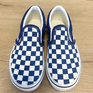 Vans slip-on  / kids / blue / US 12 / like new